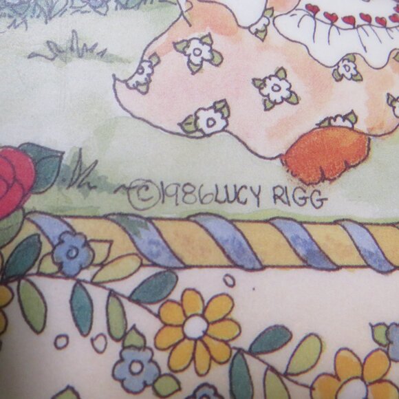 Vintage LUCY RIGGS 1986 Placemat SEE SAW #80269 (professional thick lamination) - Picture 11 of 11
